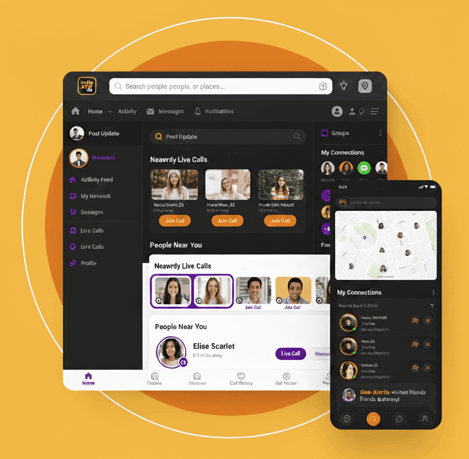 Holla App Me – Live Video Call Nearby Friends