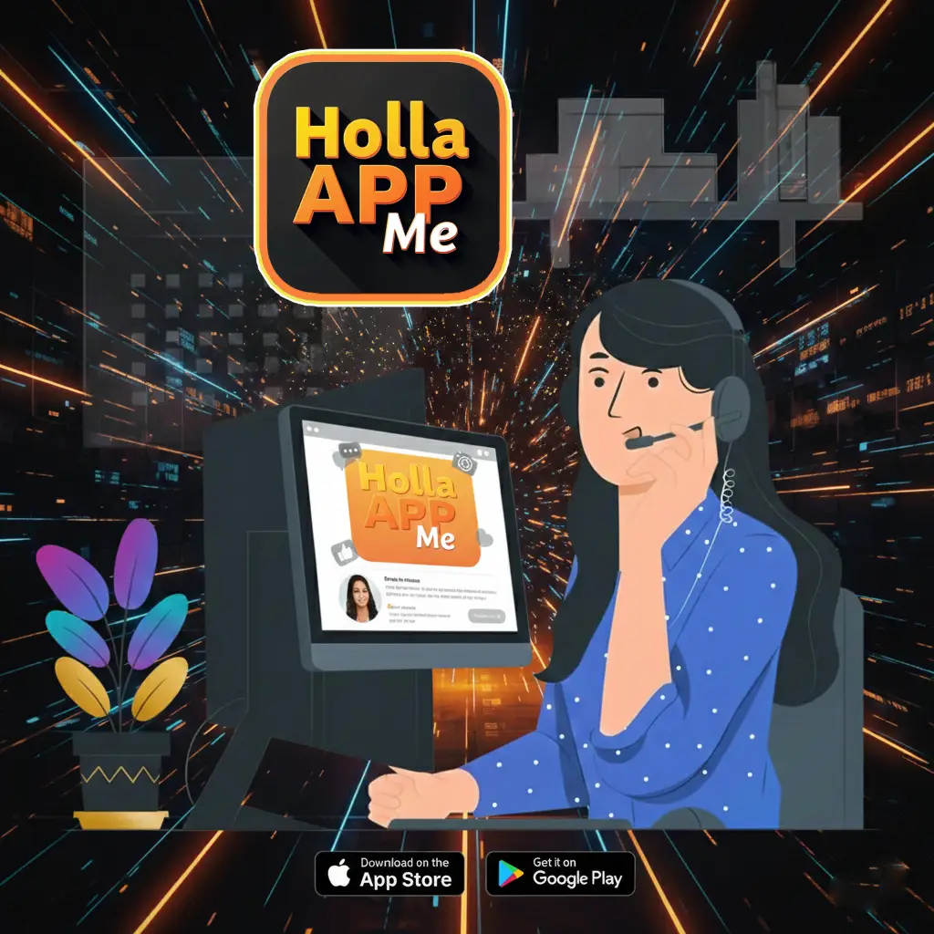 Holla App Me Live Video Call Nearby Friends